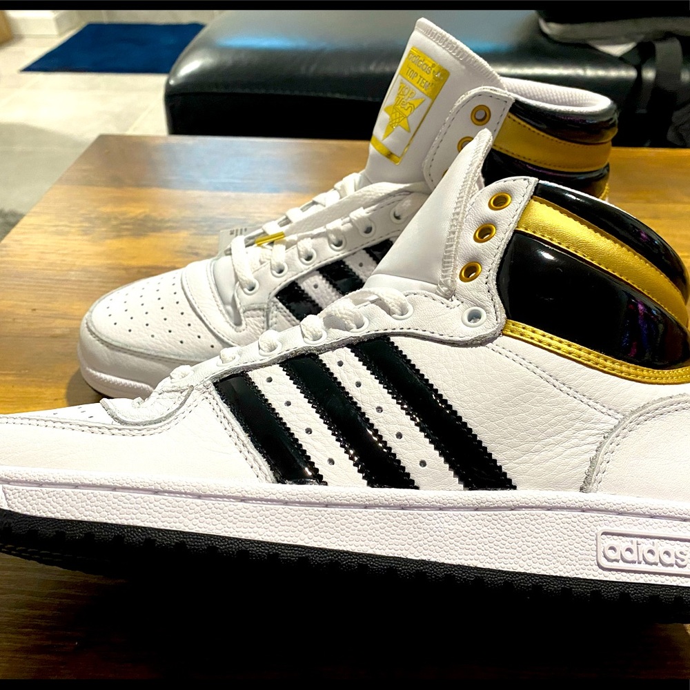 White ADIDAS Top Ten NEW 👟, Size 11